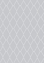 Пушистый ковер Ambiance 81228 Silver-White