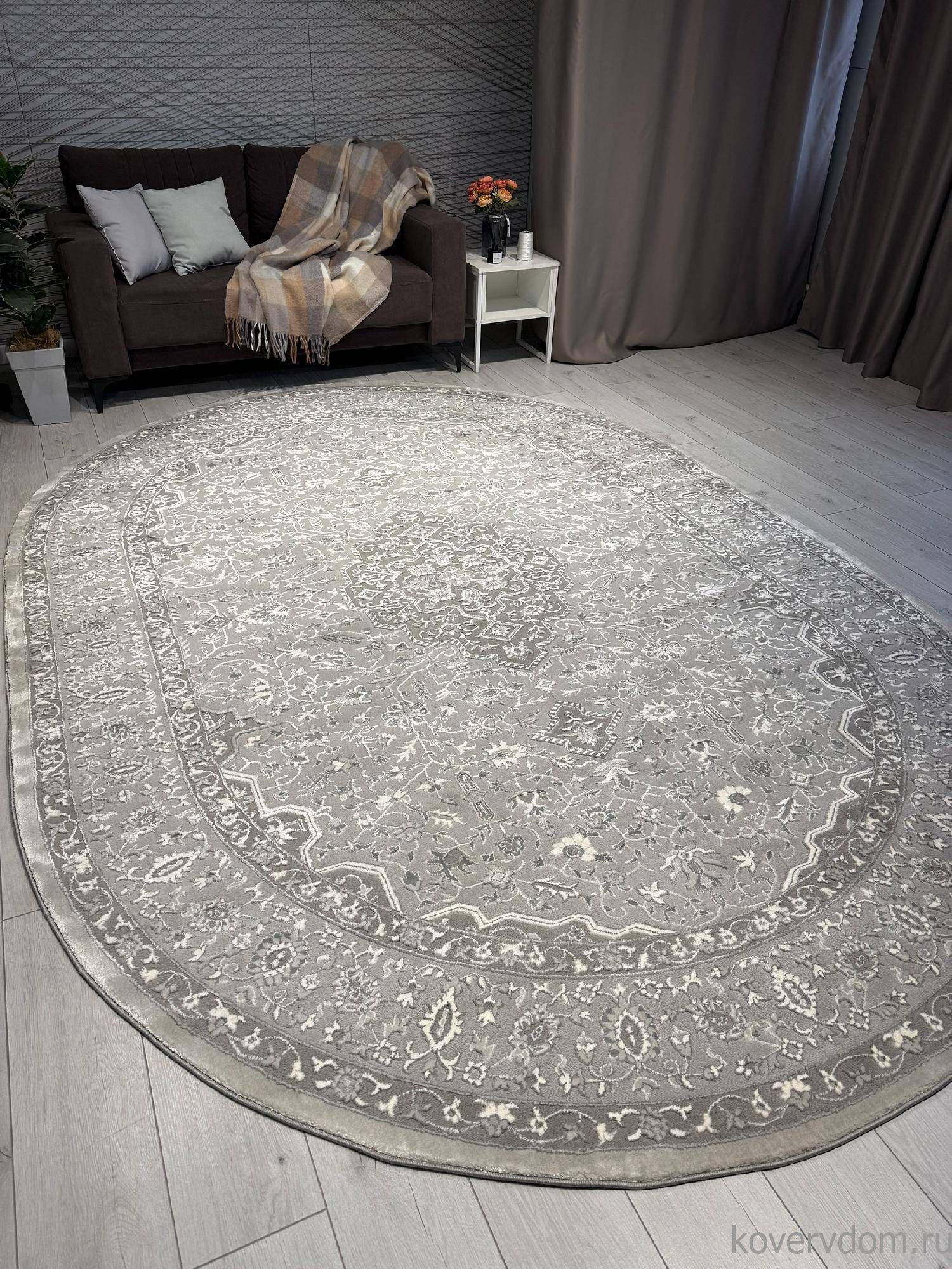 Ковер ARMINA GA073G GREY / GREY Овал