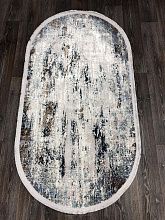 Ковер DOKU 9347H BLUE / CREAM Овал