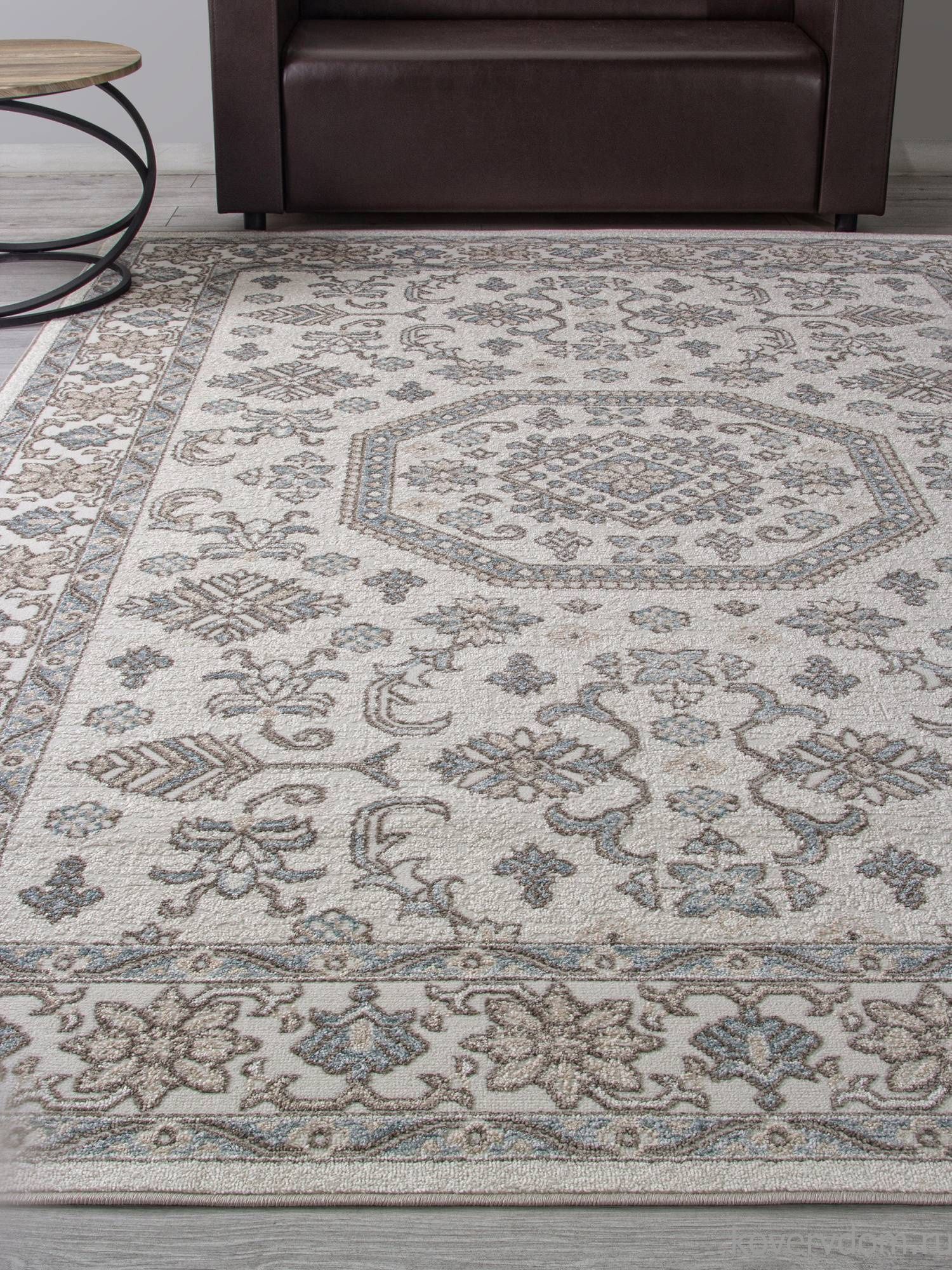 Ковер DONA F527 CREAM-BLUE Ковер DONA F527 CREAM-BLUE