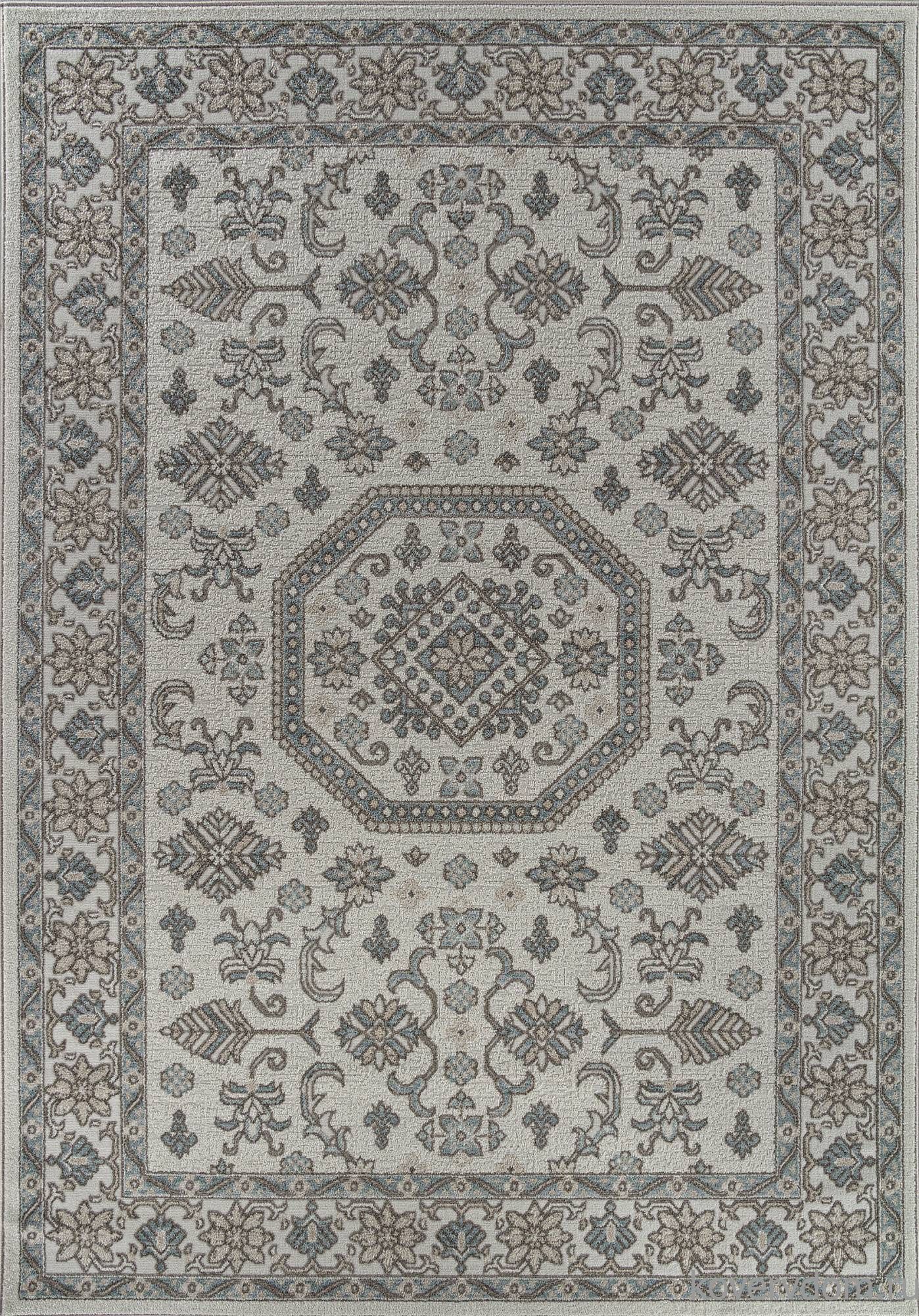 Ковер DONA F527 CREAM-BLUE Ковер DONA F527 CREAM-BLUE