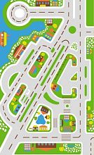 Детский ковер из Беларуси с дорогами KINDER 50870
