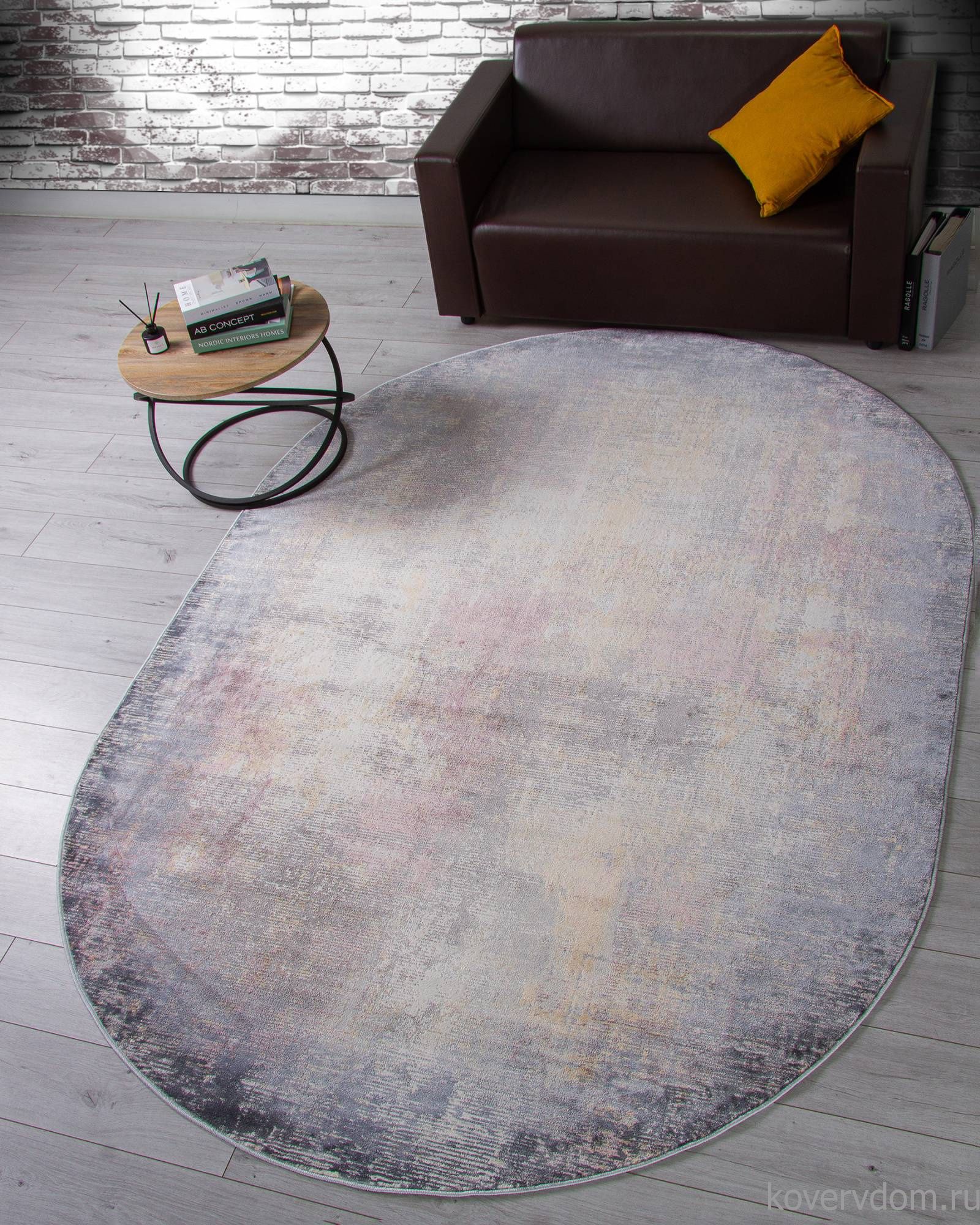 Ковер ZUMMA F262 PINK Овал Ковер ZUMMA F262 PINK Овал