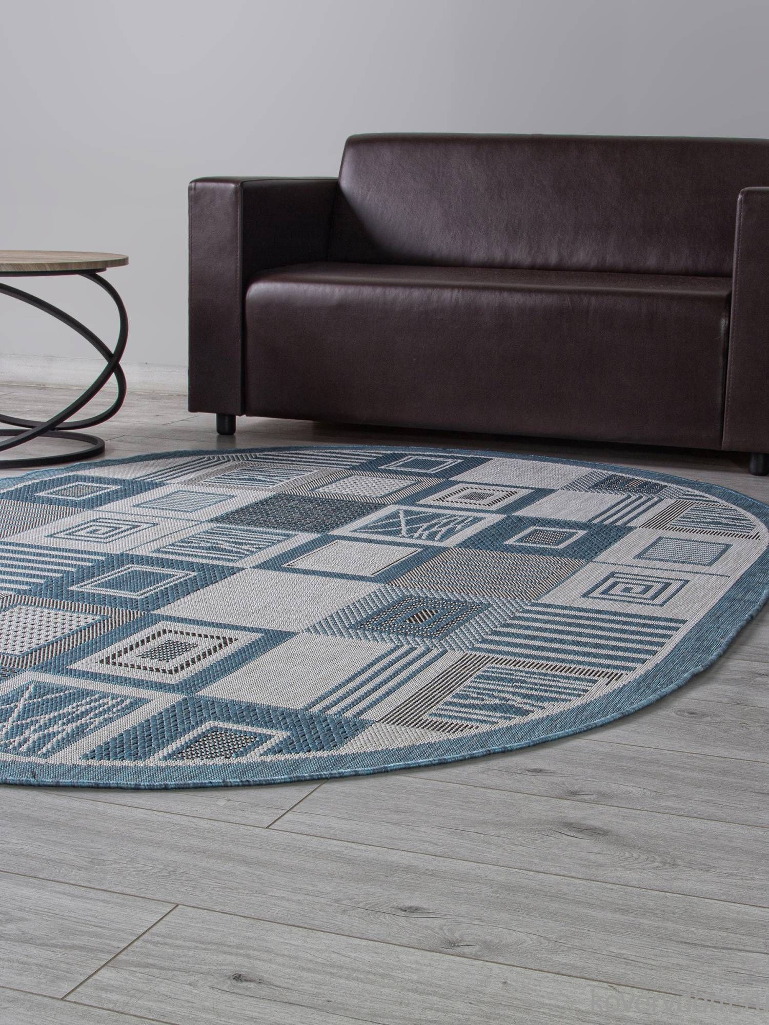 Ковер KAIR S138 BLUE Овал