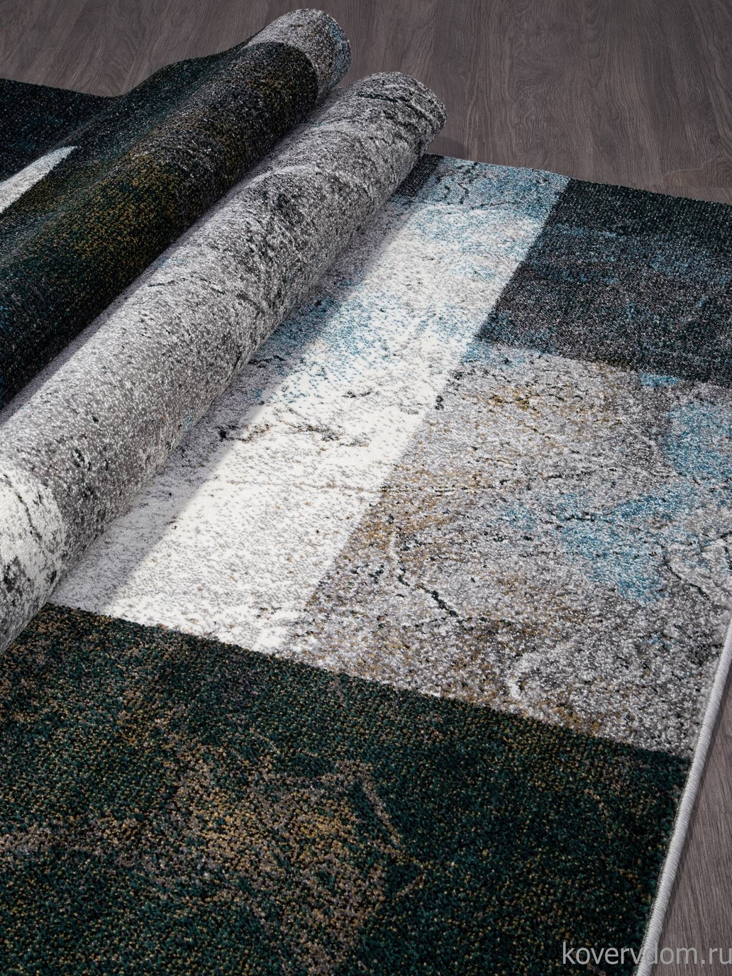 Ковер LONDON D828 GRAY-BLUE Ковер LONDON D828 GRAY-BLUE