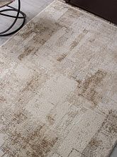 Пушистый круглый ковер MELODY 35984A CREAM / CREAM