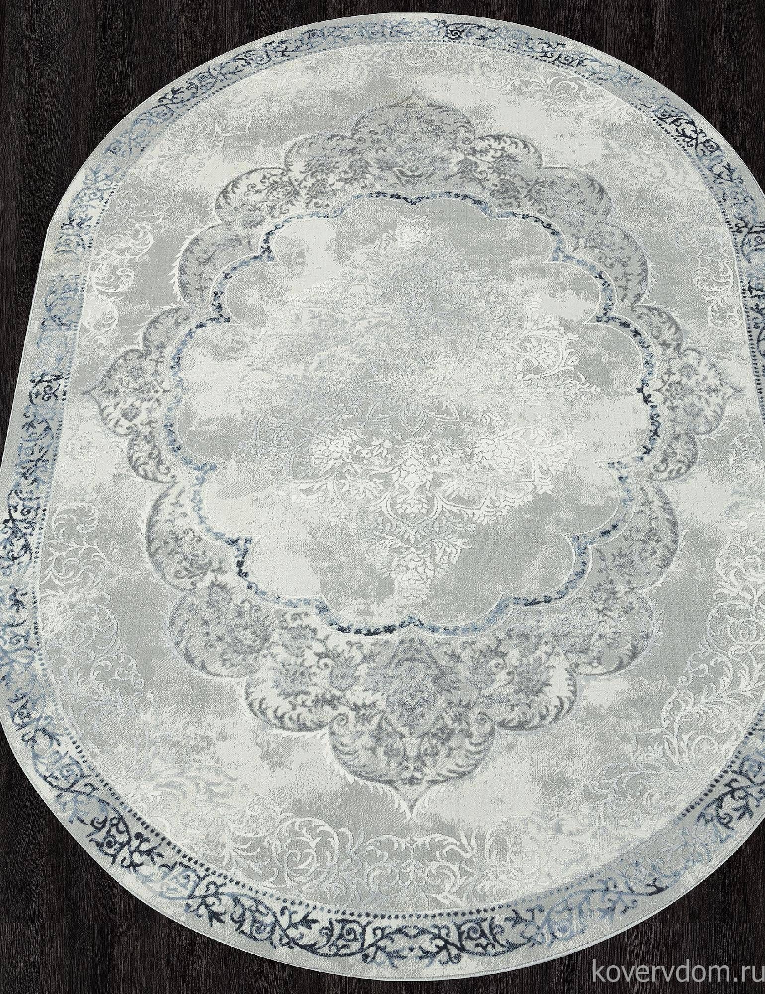 Ковер NENSI GL073T GREY / GREY Овал