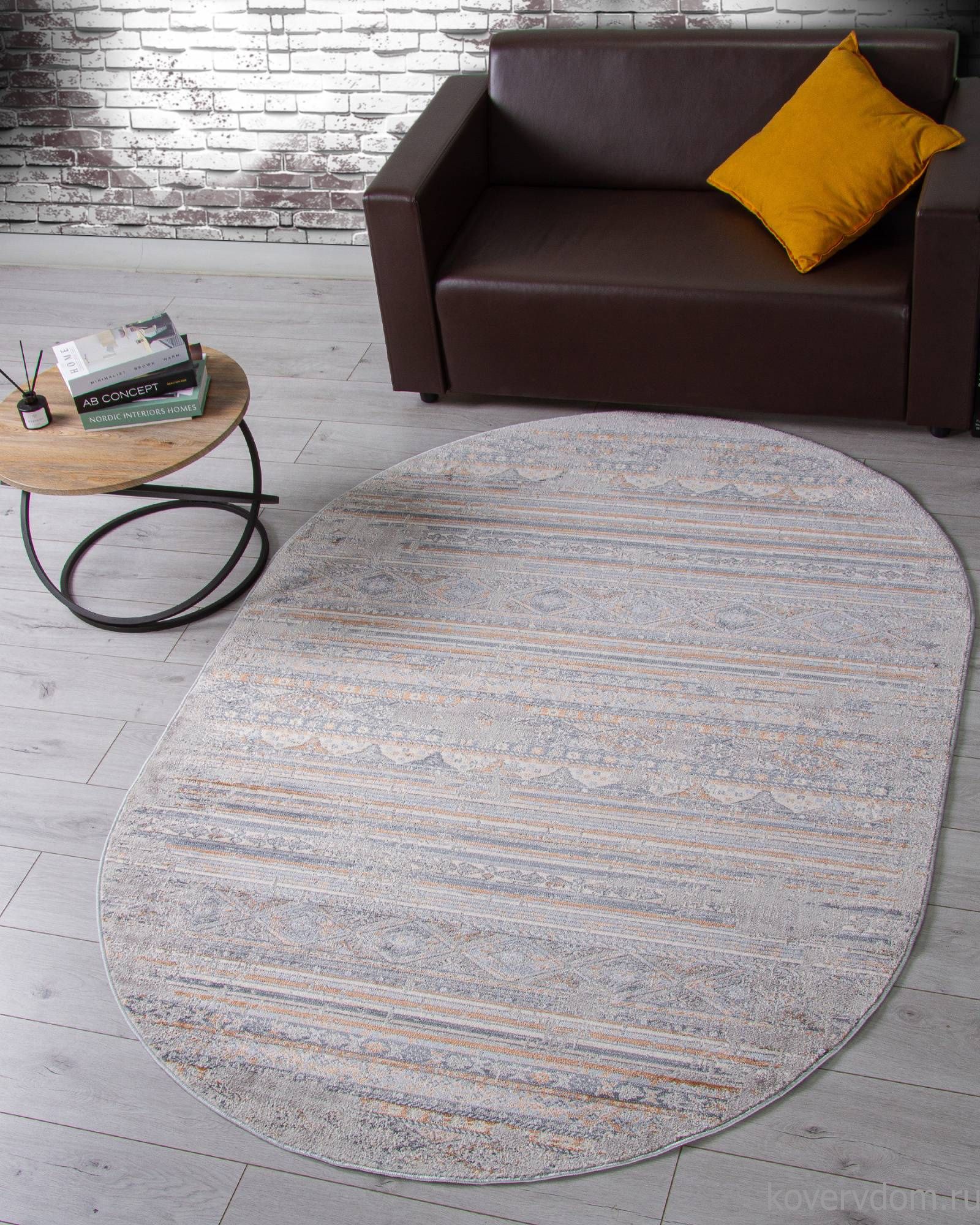 Ковер ZUMMA F260 ORANGE Овал Ковер ZUMMA F260 ORANGE Овал