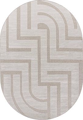 Ковер DIOS-A F439 CREAM Овал