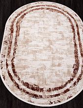 Ковер LISSABON SI053K BROWN / BROWN Овал