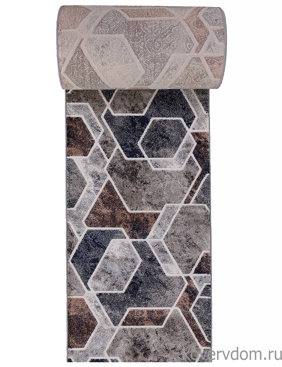 Ковровая Дорожка BOSTON D753 BEIGE-GRAY