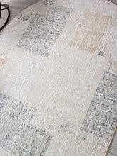 Абстрактный ковер CUBA F387 BEIGE Овал