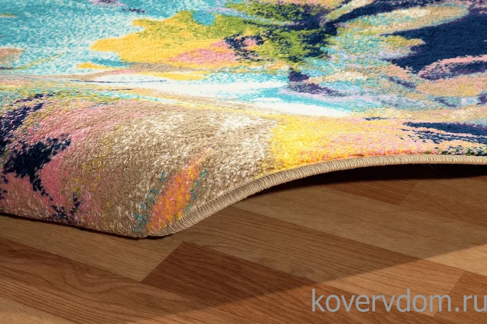 Ковер детский с цветами FUNKY TOP MAG azure Ковер детский с цветами FUNKY TOP MAG azure