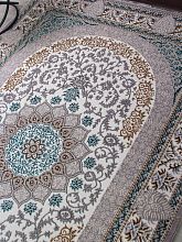 Однотонный ковер HALIF F638 GREEN-BLUE