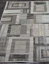 Ковер из вискозы серый GENOVA 38185 656590 V