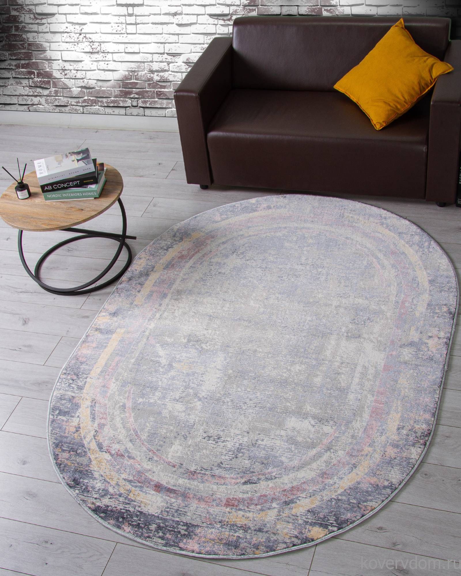 Ковер ZUMMA F258 PINK Овал Ковер ZUMMA F258 PINK Овал