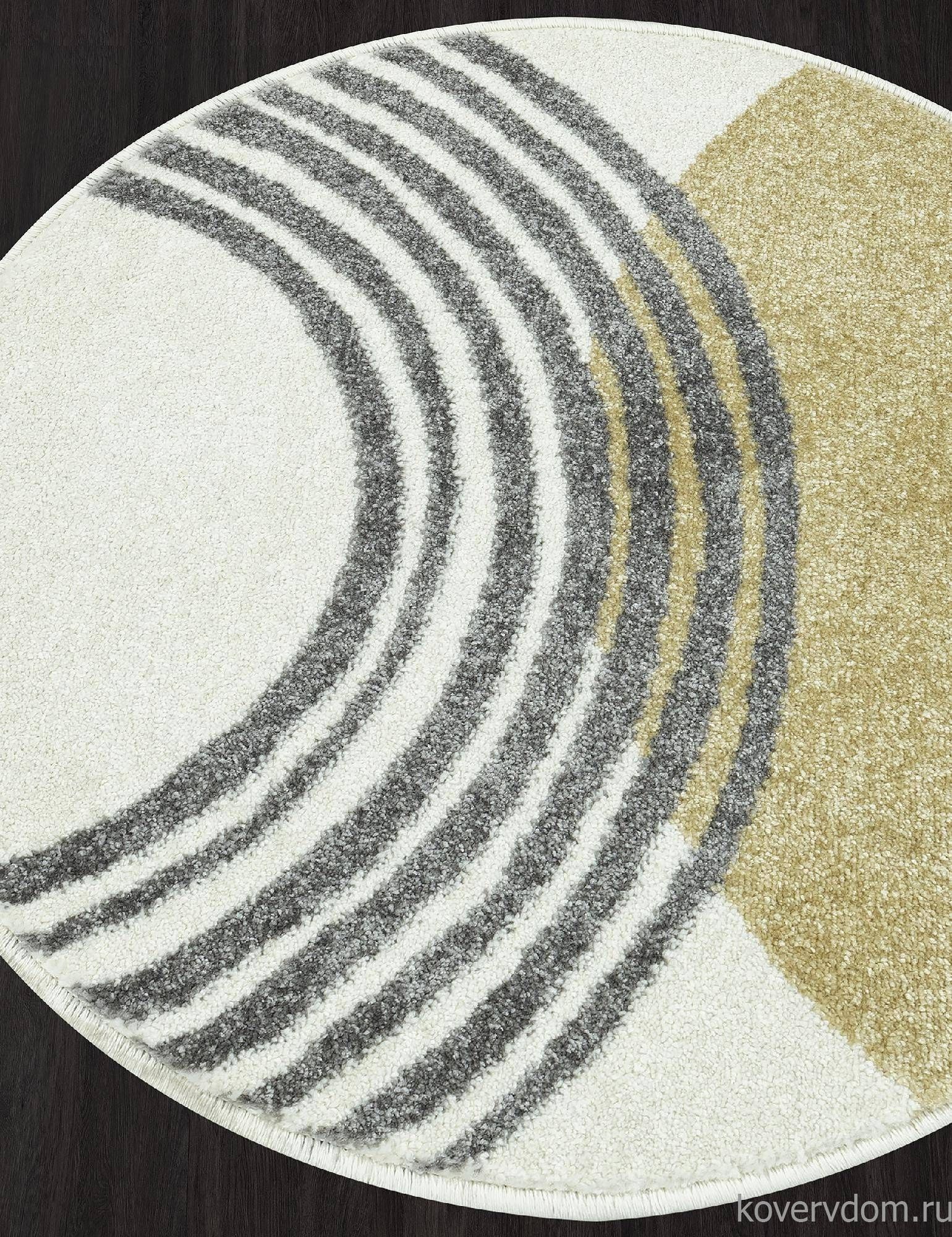 Ковер SOFIT C121 YELLOW Круг