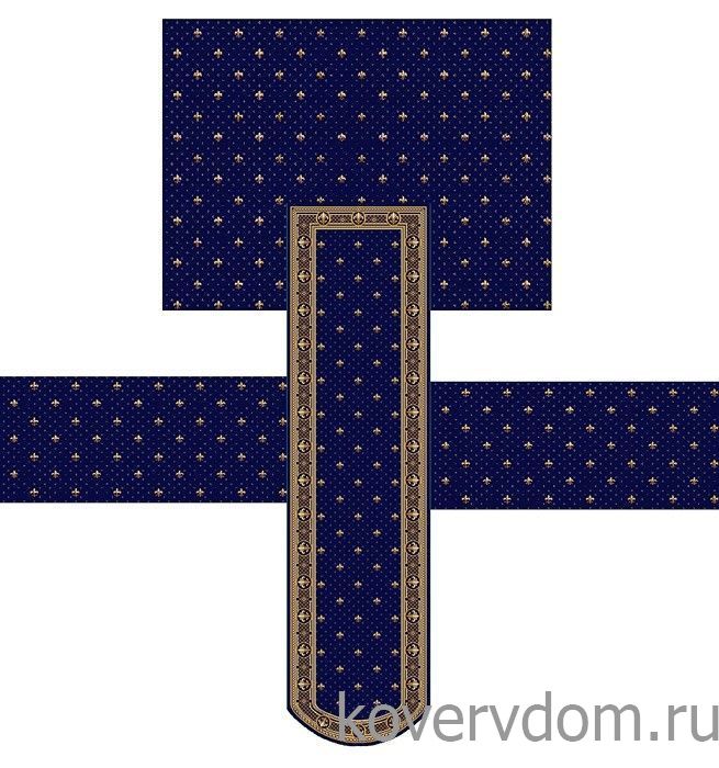 Ковровая композиция в храм темно-синяя LILIA Ковровая композиция в храм темно-синяя LILIA