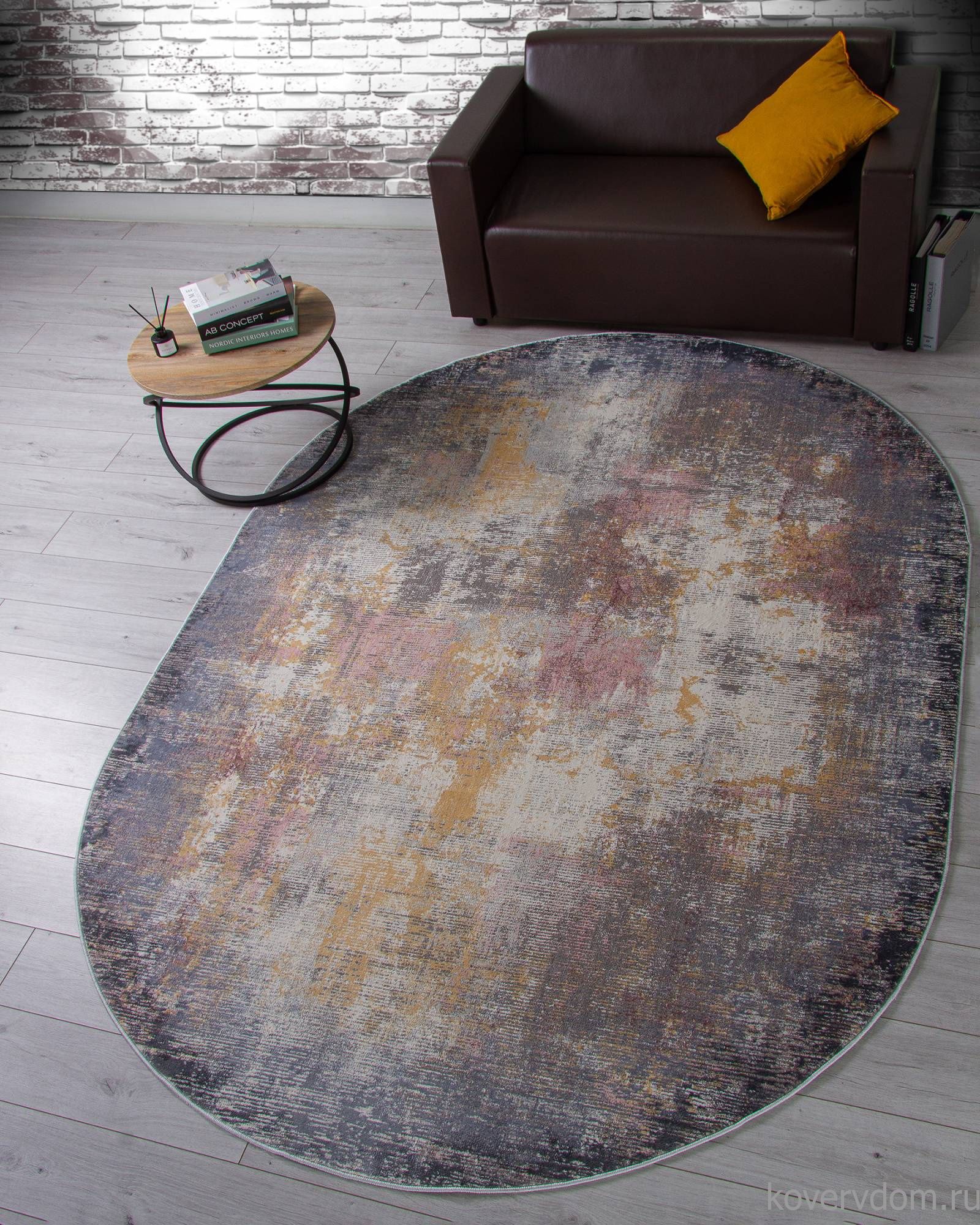 Ковер ZUMMA F262 PINK Овал Ковер ZUMMA F262 PINK Овал