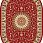 Ковер LAGUNA D409 RED Овал Ковер LAGUNA D409 RED Овал